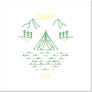 Camp Life Posters and Art